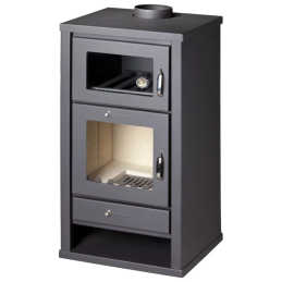 Poêle à bois avec four 16 kW BELLEZA DELUXE F