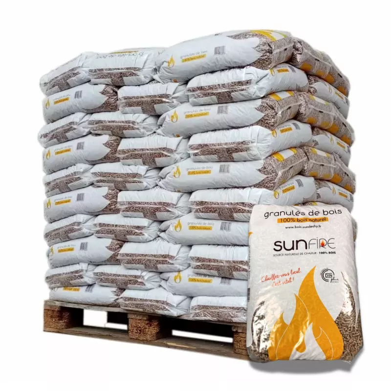 Pellet SunFire - Palette de 70 sacs de 15 kg Pellet SunFire - Palette de 70 sacs de 15 kg