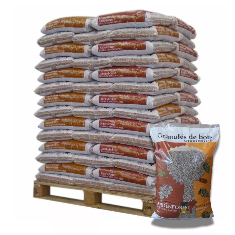 Pellet Ardenforest - Palette de 70 sacs de 15 kg Pellet Ardenforest - Palette de 70 sacs de 15 kg