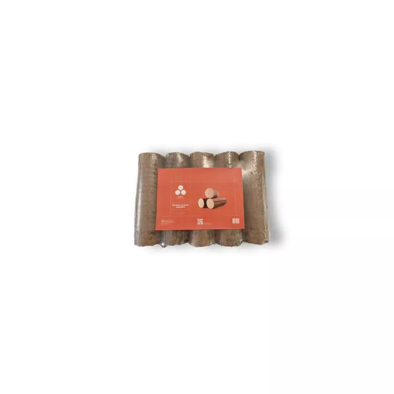 Bois Densifié Premium - 96 paquets de 5 bûches - Palette environ 925kgs Bois Densifié Premium - 96 paquets de 5 bûches - Palette environ 925kgs