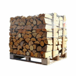 4 X Palettes (2 chêne blanc + 2 Hêtre/Charme) – Bûches de 33 cm