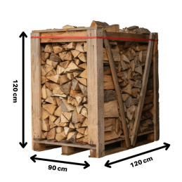Bois de chauffage 25cm – Palette 1,7 stere – 100% Hêtre